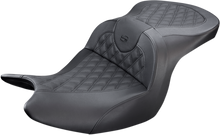 SADDLEMEN Seat - Roadsofa™ - Without Backrest - Full Lattice Stitch - Black H18-07-182