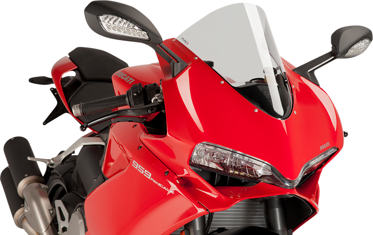 PUIG HI-TECH PARTS Race Windscreen - 14-1/2" - Clear - Panigale 7621W