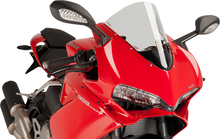 PUIG HI-TECH PARTS Race Windscreen - 14-1/2" - Clear - Panigale 7621W