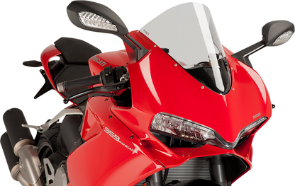 PUIG HI-TECH PARTS Race Windscreen - 14-1/2" - Clear - Panigale 7621W