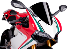 PUIG HI-TECH PARTS Race Windscreen - 15-3/4" - Black - Panigale 5990N