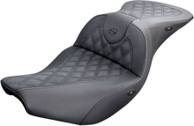 SADDLEMEN Heated Roadsofa™ Seat - Lattice Stitch - w/o Backrest - Indian I14-07-182HCT