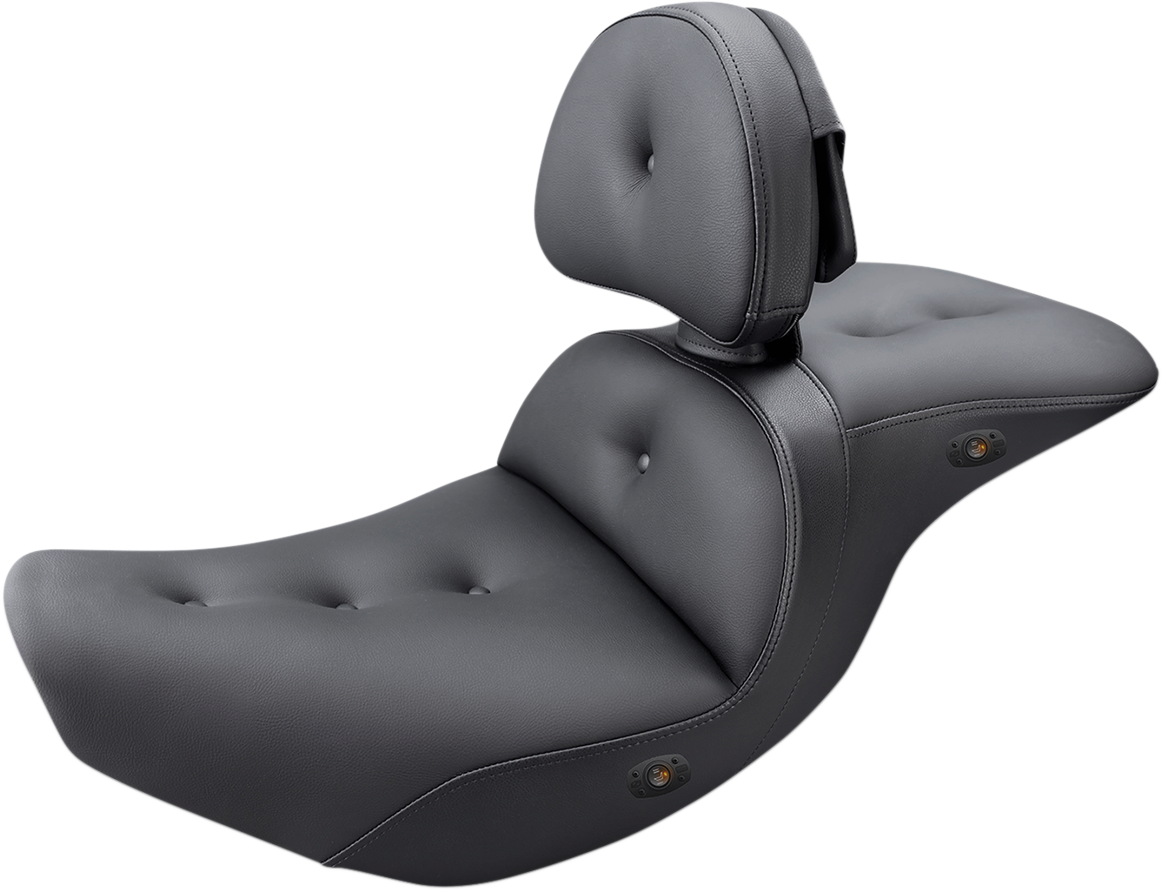 SADDLEMEN Pillow-Top Heated Roadsofa™ Seat - With Backrest - Indian I14-07-181BRHCT