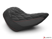 LUIMOTO (Hex-Diamond) Rider Seat Cover for the HARLEY DAVIDSON STREET BOB (2018+)
