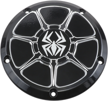 REKLUSE Derby Cover - Gloss Black - Touring/Trike RMS-0515005