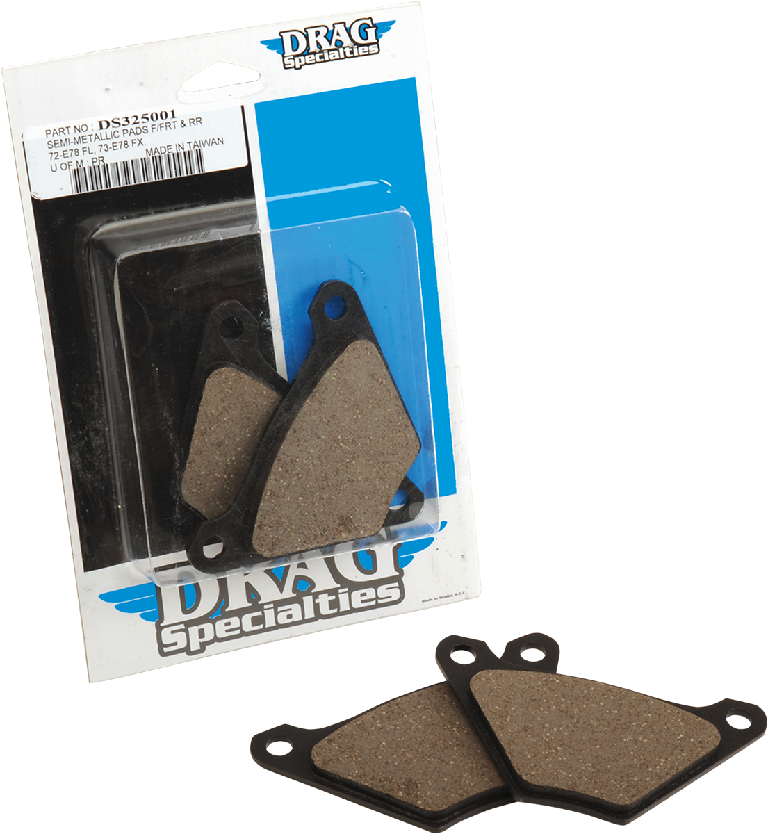 DRAG SPECIALTIES Semi Metallic Brake Pads 16-0902SCPBC251