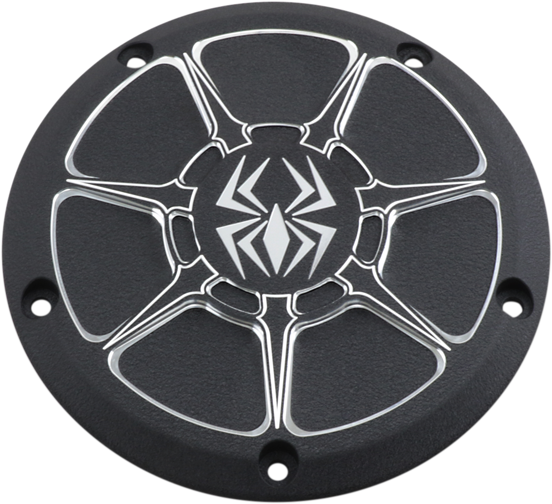 REKLUSE Derby Cover - Wrinkle Black - Touring/Trike RMS-0515006
