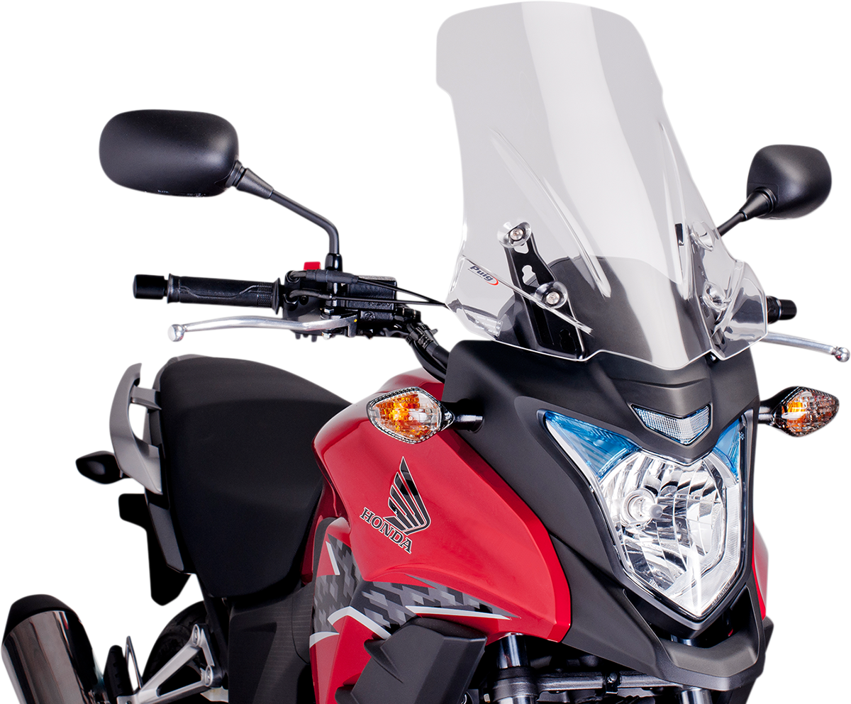 PUIG HI-TECH PARTS Race Windscreen - 19" - Clear - Tour 6480W