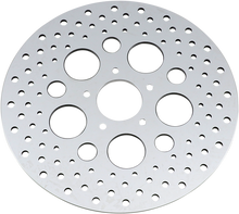 DRAG SPECIALTIES Drilled Brake Rotor - Front - 11.5" - Harley-Davidson 060185ASP-BC648