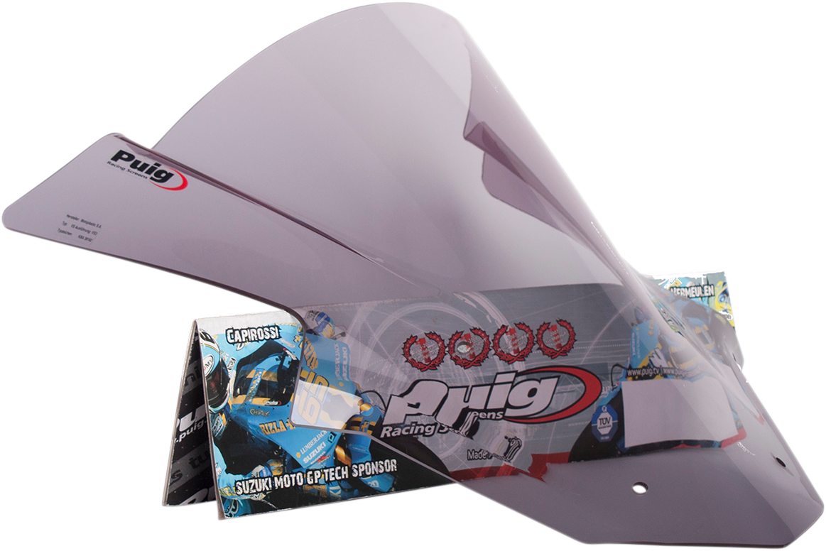 PUIG HI-TECH PARTS Race Windscreen - 16-1/8" - Smoke - ZX10R 5603H