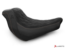 LUIMOTO (Hex-Diamond) Rider Seat Cover for the HARLEY DAVIDSON LOW RIDER S (2016+)
