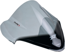 PUIG HI-TECH PARTS Race Windscreen - 15-3/8" - Smoke - Hayabusa 4826H