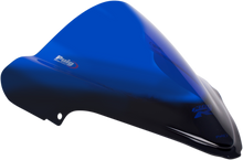 PUIG HI-TECH PARTS Race Windscreen - 15-3/8" - Blue - Hayabusa 4826A