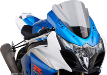PUIG HI-TECH PARTS Race Windscreen - 14-1/4" - Smoke - GSXR1000 4933H
