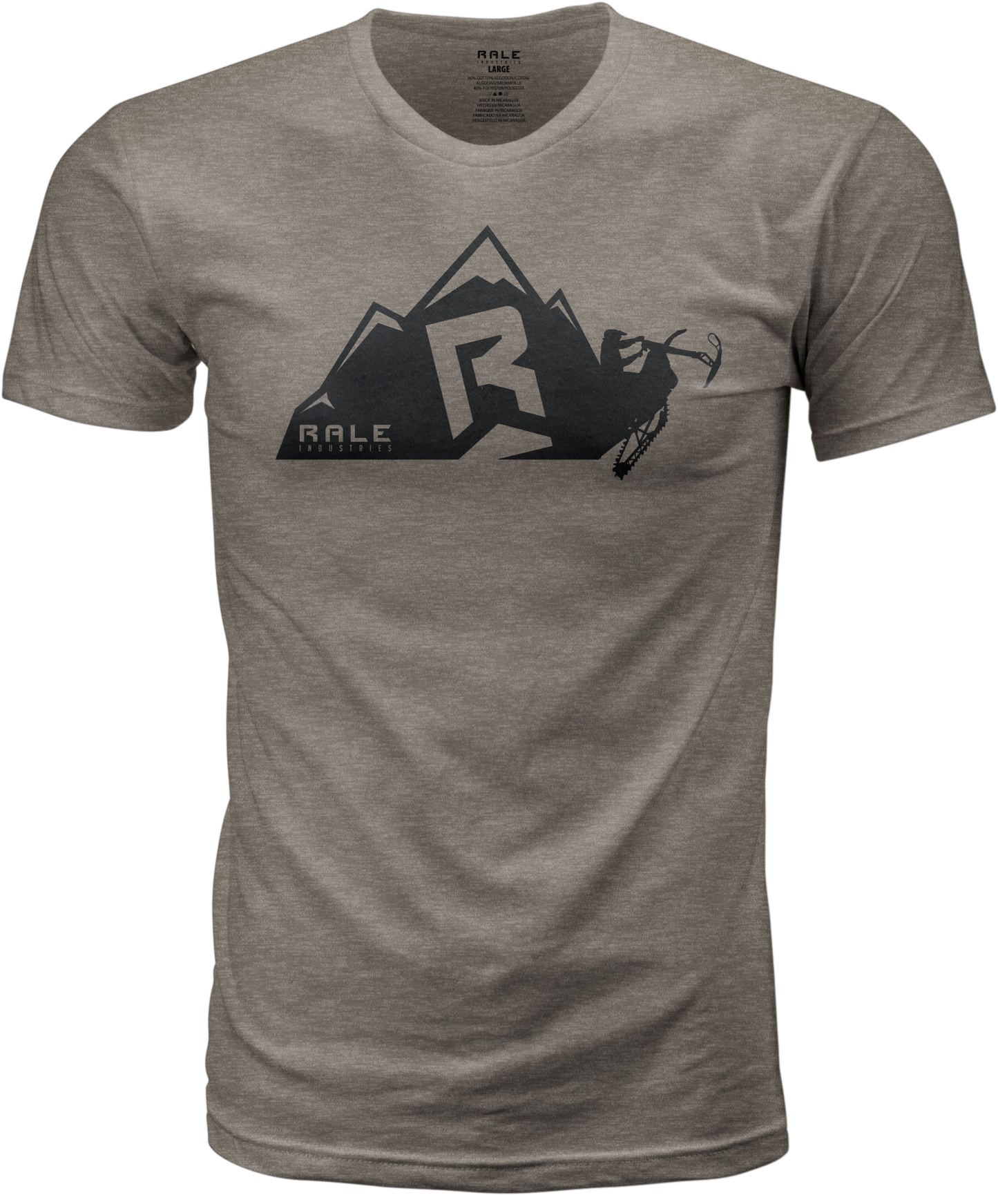 Rale Rocky Mountain Tee Grey Lg