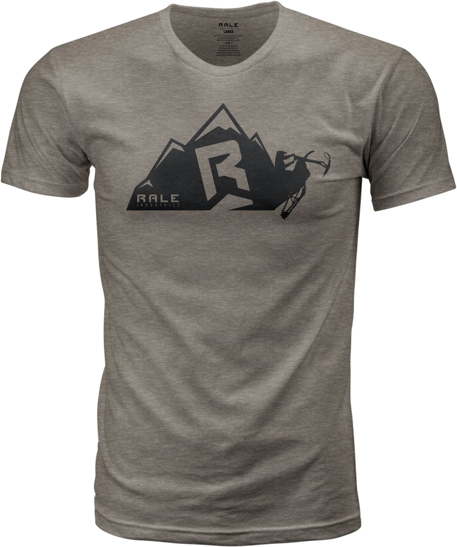 Rale Rocky Mountain Tee Grey Lg
