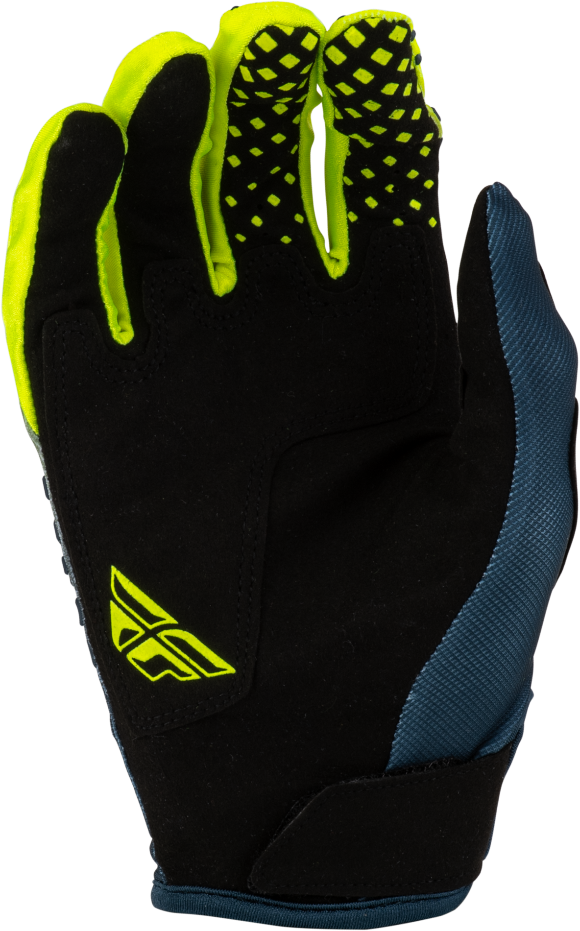 Youth Kinetic Fade Gloves Navy/Hi Vis/White Ys