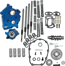 S&S Cycle 2017+ M8 Models Gear Drive 475G Cam Chest Kit w/ Chrome Pushrod Tubes - Water Cooled