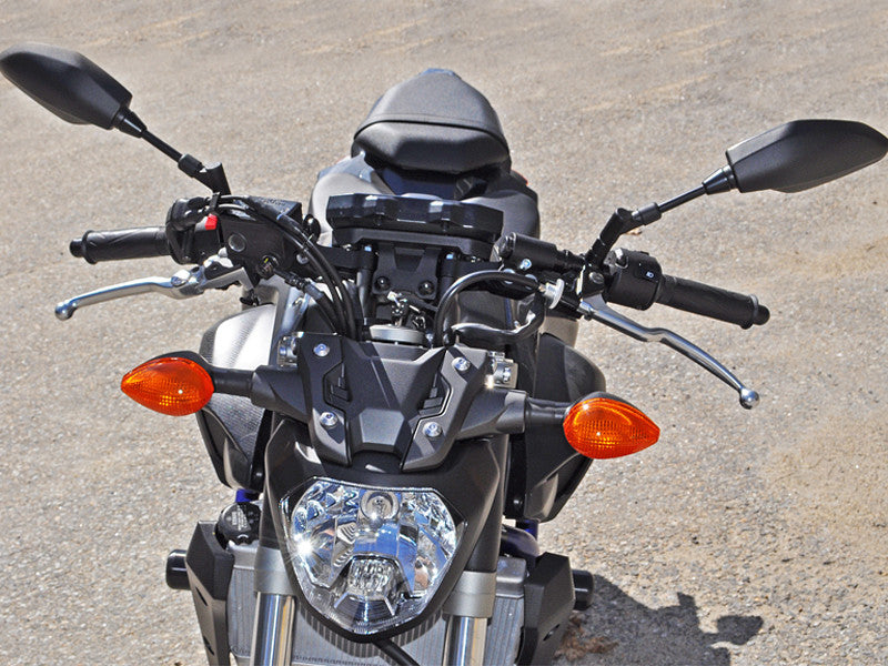 WOODCRAFT Yamaha FZ-07 (MT07) '15 Clipon Adapter Plate Set w/Bars