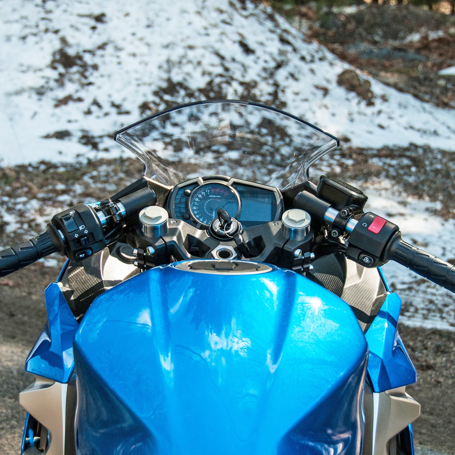 Woodcraft Split 41mm Clipon Assembly with 2-1/2" Riser for the Kawasaki Ninja 400