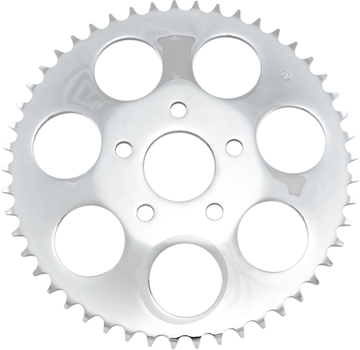 DRAG SPECIALTIES Rear Sprocket - 49 Tooth - Chrome 17512P