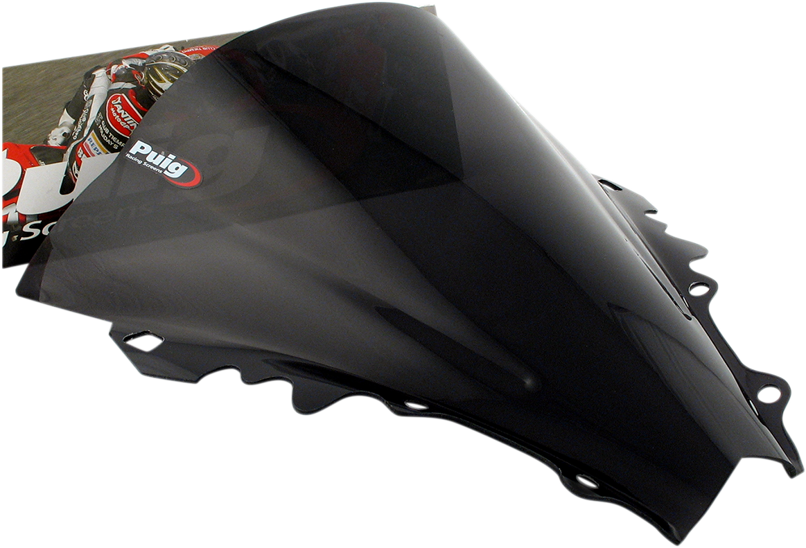 PUIG HI-TECH PARTS Race Windscreen - 12-1/2" - Dark Smoke - YZF-R6 4059F