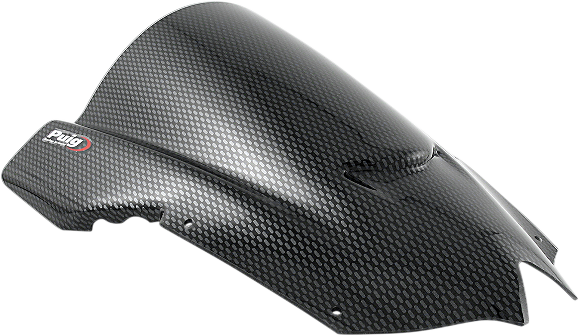 PUIG HI-TECH PARTS Race Windscreen - 13-3/4" - Carbon - YZF-R6 4635C