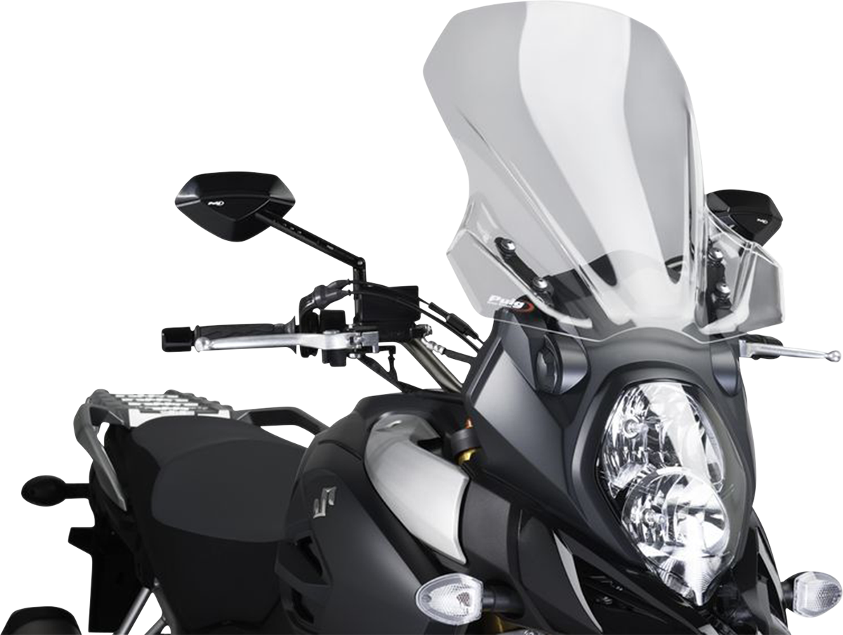 PUIG HI-TECH PARTS Touring Windscreen - 18-1/8" - Clear - V-Strom 7229W
