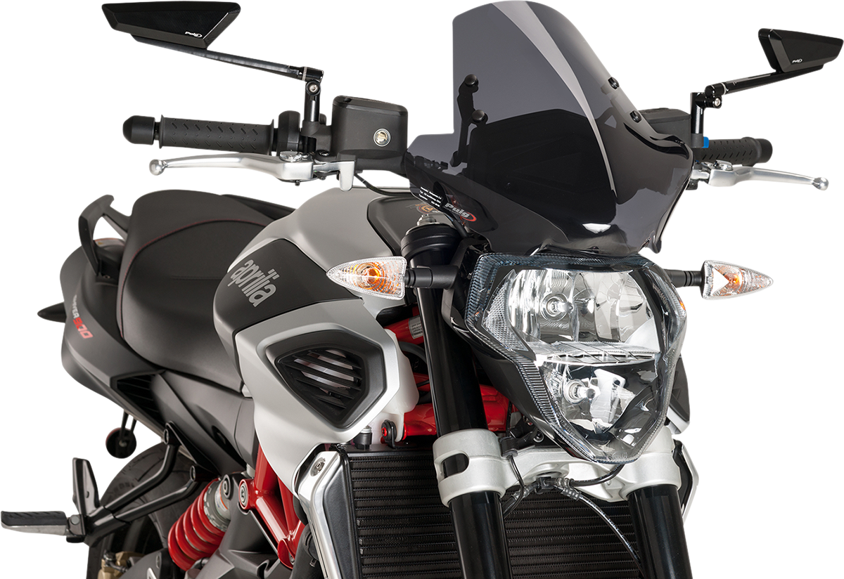 PUIG HI-TECH PARTS Support Bracket - Black - Aprilia 4674F