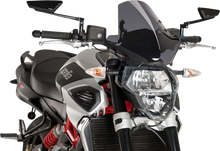 PUIG HI-TECH PARTS Support Bracket - Black - Aprilia 4674F