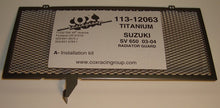 Cox Racing Radiator Guards for the Suzuki SV650 (03-04)