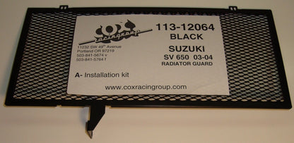 Cox Racing Radiator Guards for the Suzuki SV650 (03-04)