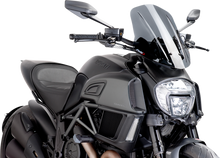 PUIG HI-TECH PARTS New Generation Windscreen - 17-1/2" - Dark Smoke - Diavel 7570F