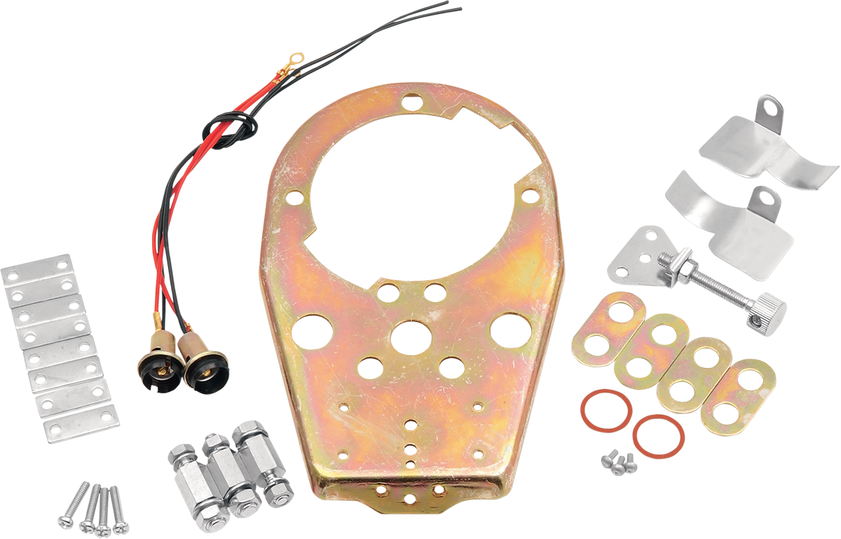 DRAG SPECIALTIES Base Plate - Cat Eye Dash Cover 12-0034B