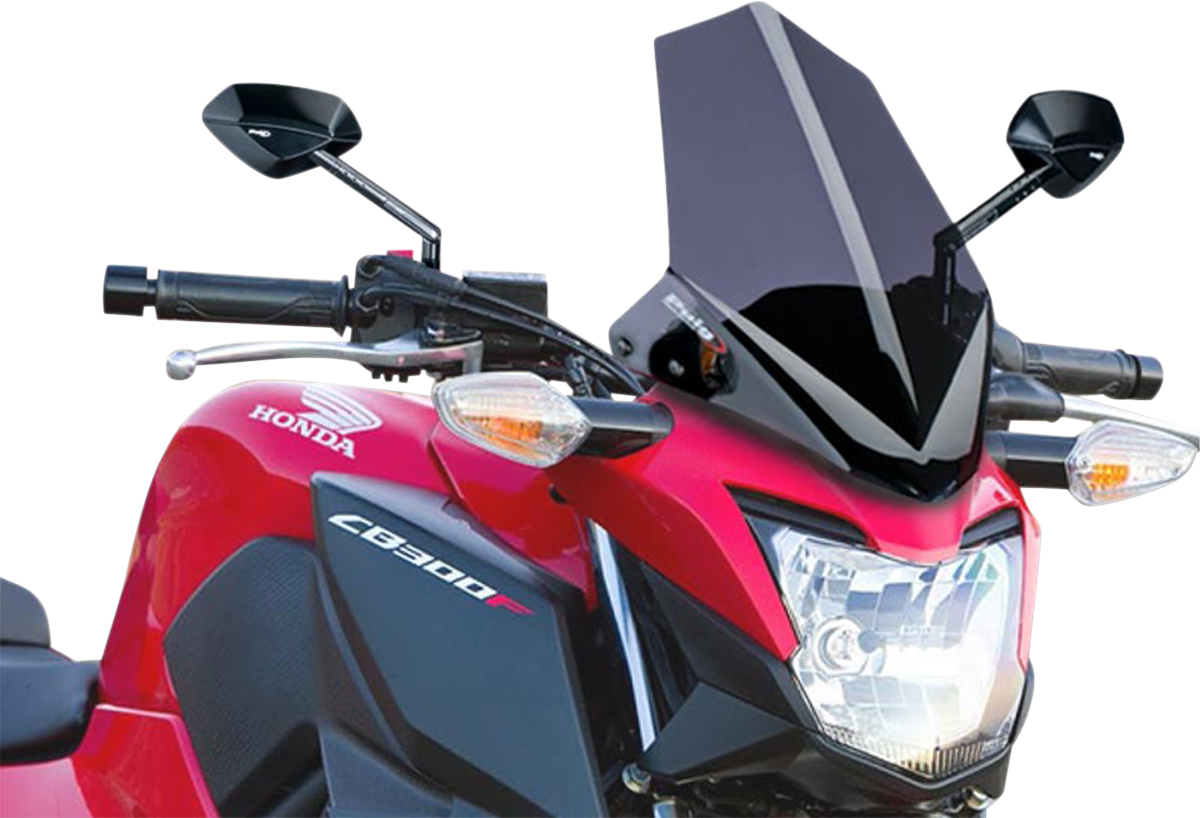 PUIG HI-TECH PARTS New Generation Windscreen - 11-5/8" - Smoke - CB300F 7655H