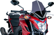 PUIG HI-TECH PARTS New Generation Windscreen - 14-3/8" - Dark Smoke - CB500F 6437F