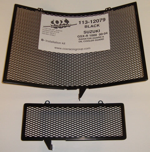 Cox Racing Radiator Guards for the Suzuki GSX-R 1000 (00-04)