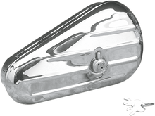 DRAG SPECIALTIES Left Teardrop Toolbox - Chrome 74348