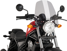 PUIG HI-TECH PARTS New Generation Windscreen - 16-1/2" - Smoke - Rebel 500 9462H