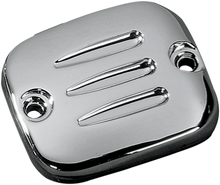 DRAG SPECIALTIES Front Brake Master Cylinder Cover - Grooved 373814-BC101