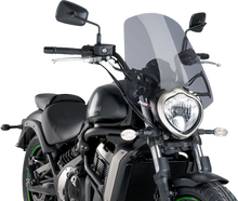 PUIG HI-TECH PARTS New Generation Windscreen - 18-1/2" - Smoke - Vulcan 8164H