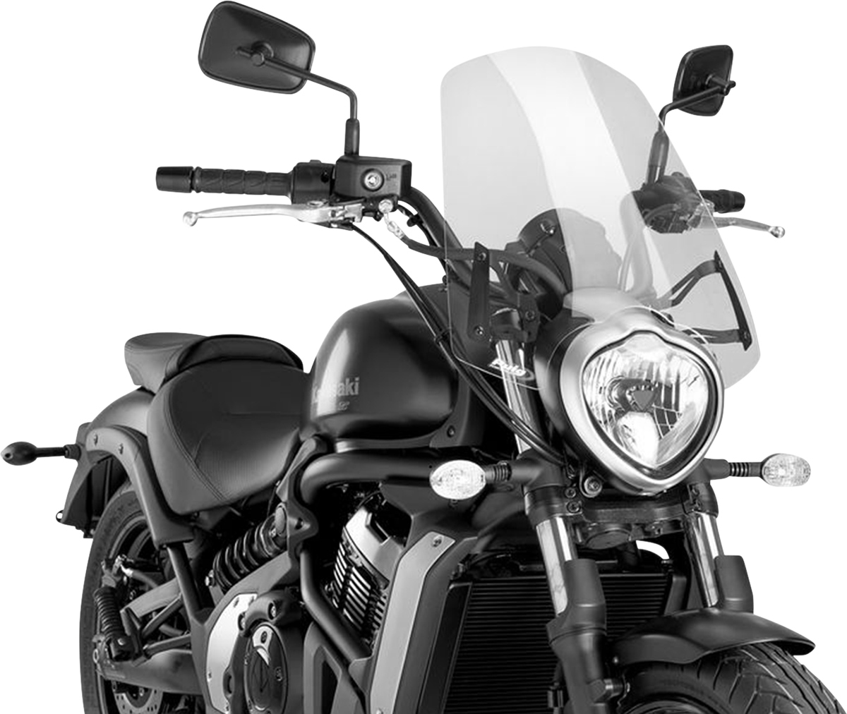 PUIG HI-TECH PARTS New Generation Windscreen - 18-1/2" - Clear - Vulcan 8164W