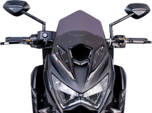 PUIG HI-TECH PARTS New Generation Windscreen - 14-1/2" - Black - Z800 6401F