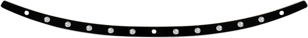 MEMPHIS SHADES Windshield Trim - Black - Dish - '96-'13 FLH MEB0943