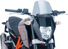 PUIG HI-TECH PARTS New Generation Windscreen - 10-1/2" - Smoke - KTM 690 6009H