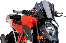 PUIG HI-TECH PARTS New Generation Windscreen - 16-1/2" - Dark Smoke - KTM 1290 7014F