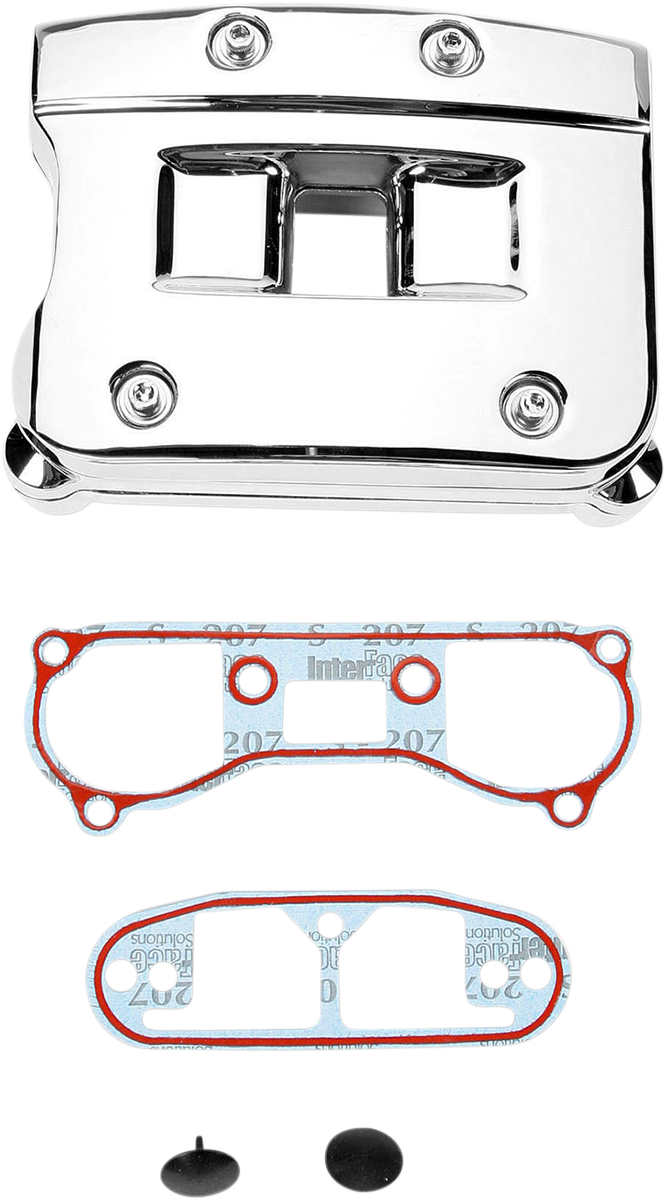 DRAG SPECIALTIES Rocker Box Cover - Chrome - Evo Big Twin 037001-BX-LB2
