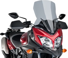 PUIG HI-TECH PARTS New Generation Windscreen - 21-1/4" - Smoke - V-Strom 650 5895H