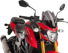 PUIG HI-TECH PARTS New Generation Windscreen - 13" - Dark Smoke - GSXS750 9435F
