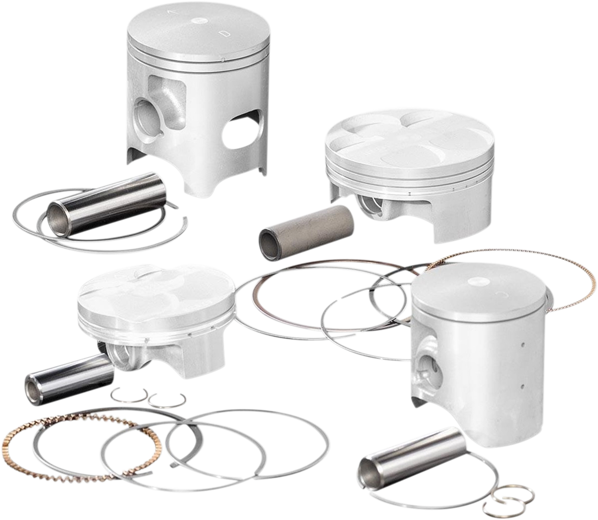 WISECO Piston Kit - 78.00 mm - 670 H.O. Engine Type - Ski-Doo 2433M07800